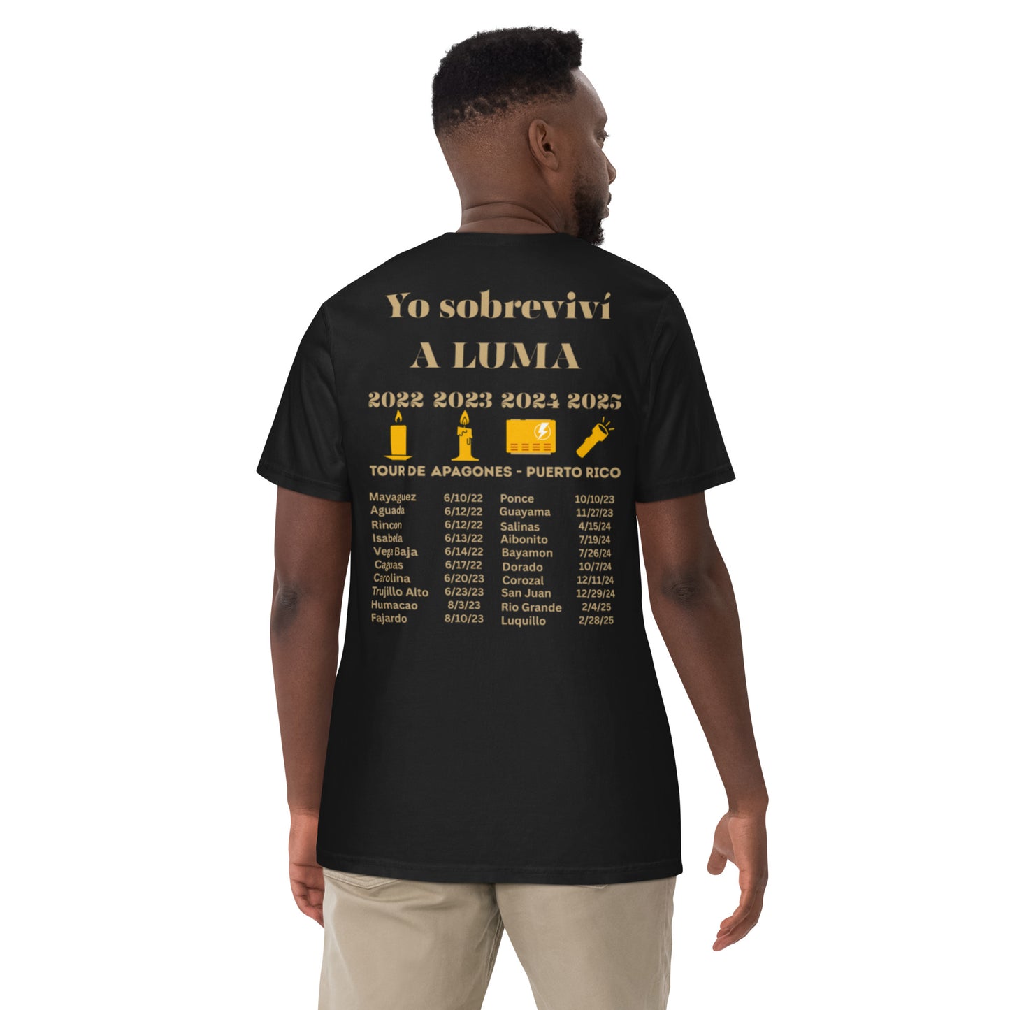 Tour de Apagones 2022-2025 Concert Style T-Shirt