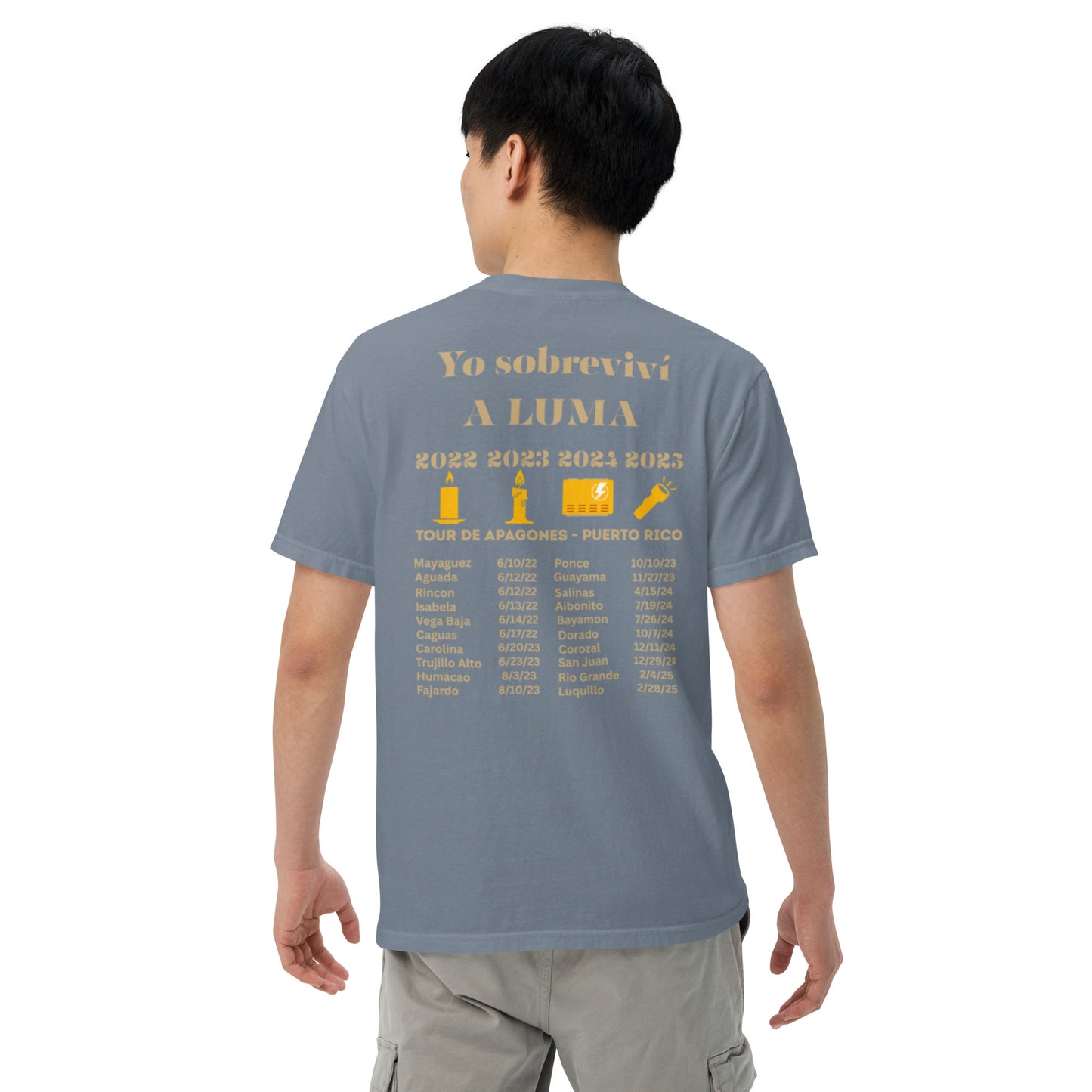 Tour de Apagones 2022-2025 Concert Style T-Shirt