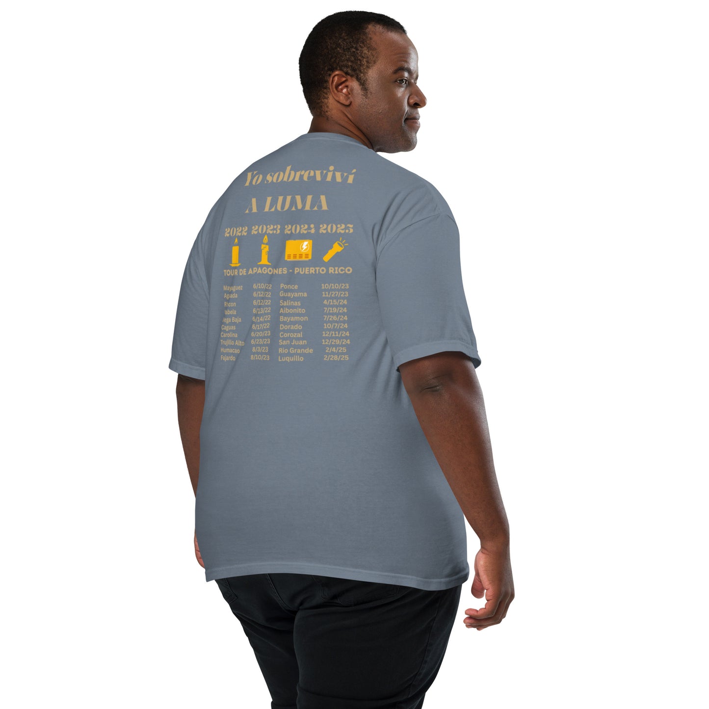 Tour de Apagones 2022-2025 Concert Style T-Shirt